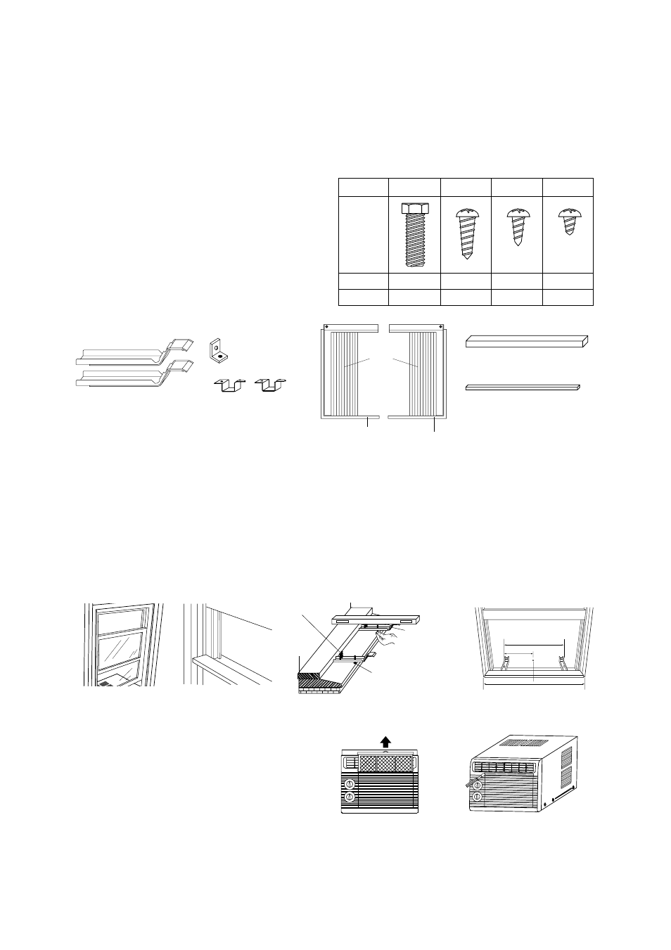 Step 1 - prepare components for installation, Step 2 - prepare window for installation, Step 3 - preparation of chassis | Daewoo DWC-092C User Manual | Page 5 / 16