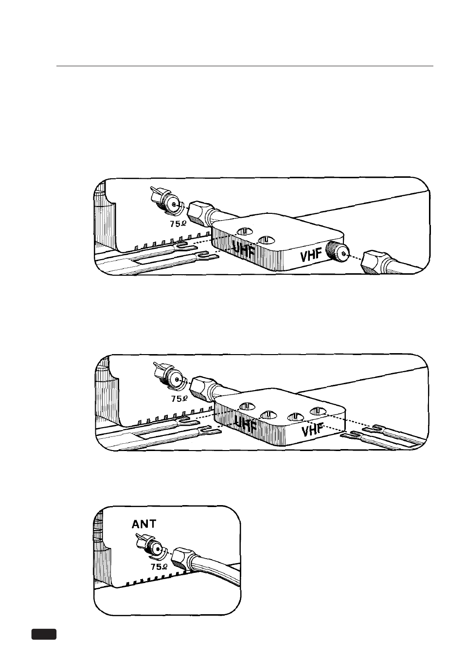 Connecting a cable system | Daewoo ET 13P2 User Manual | Page 11 / 26