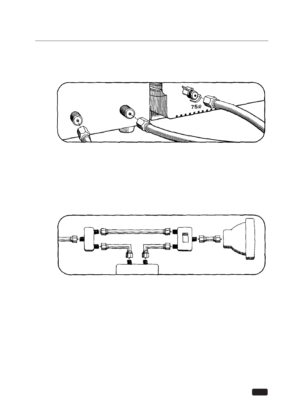 Connecting other pieces of equipment, Converter box in out | Daewoo ET 13P2 User Manual | Page 12 / 26