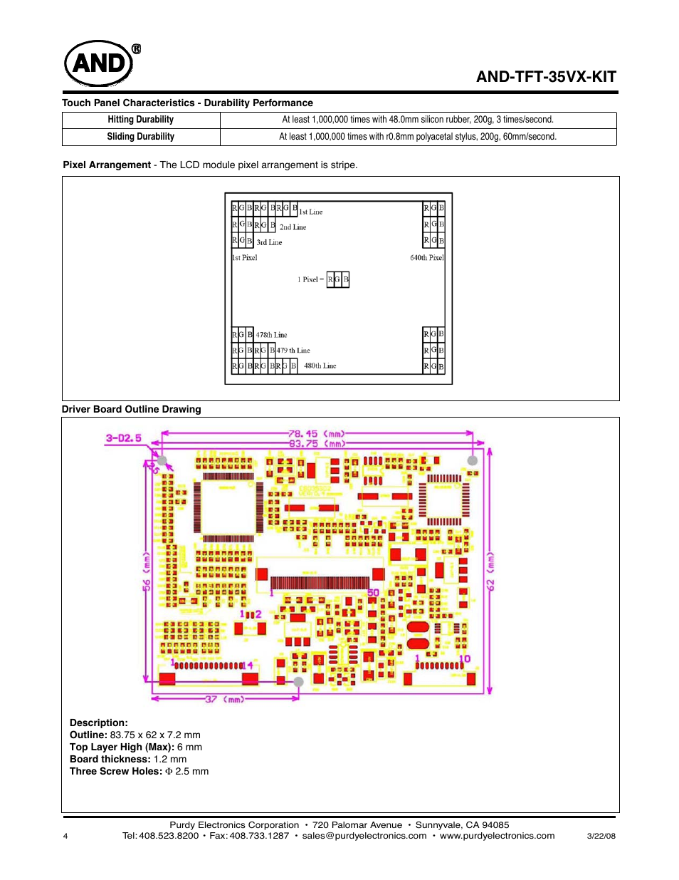 And-tft-35vx-kit | Purdy AND-TFT-35VX-KIT User Manual | Page 4 / 13