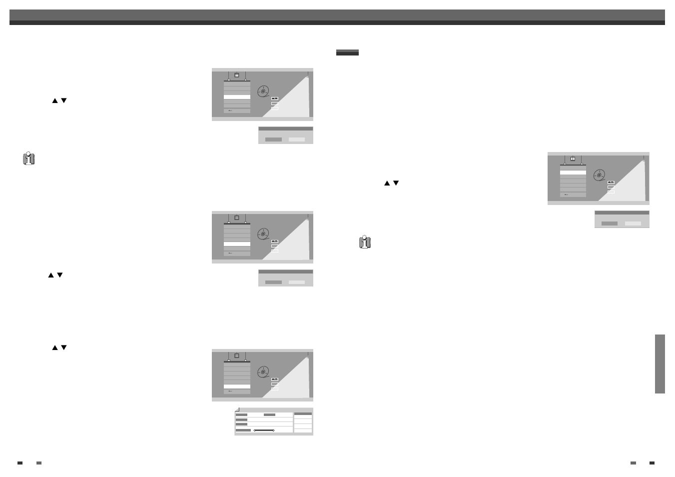 Disc operation in dvd±r, dvd-rw disc, Make compatible (dvd±rw), Adapt | Information 3, Finalize (dvd±r, dvd-rw) | Daewoo DF-4501P User Manual | Page 28 / 32