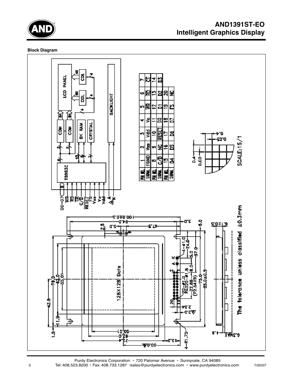 Intelligent graphics display and1391st-eo | Purdy AND1391ST-EO User Manual | Page 3 / 4