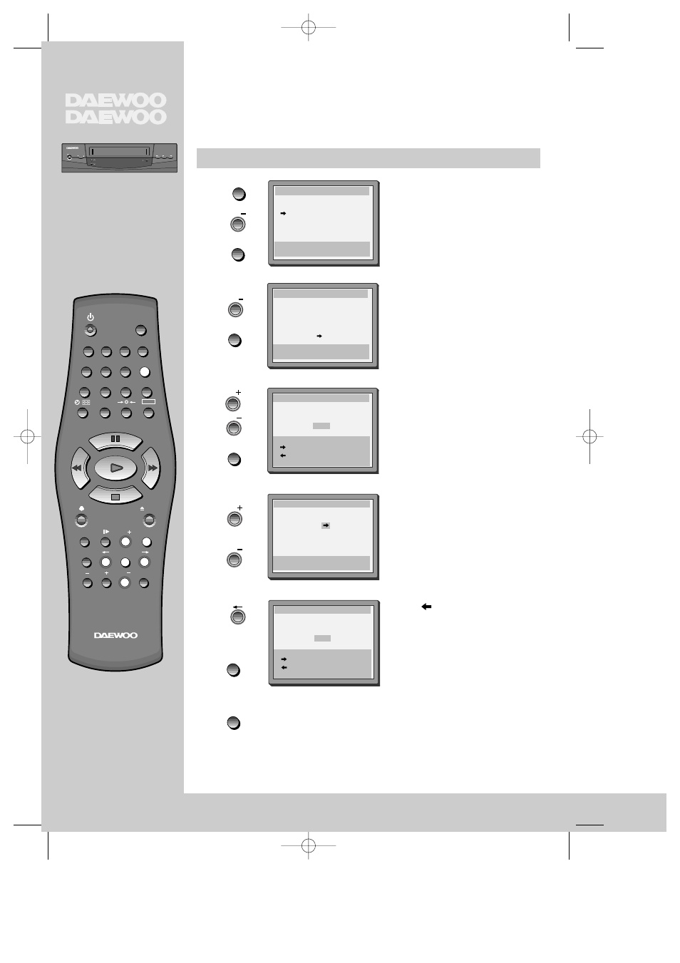 New stations, Tuning, Once you see the station you want, store it | Daewoo K480 User Manual | Page 17 / 25