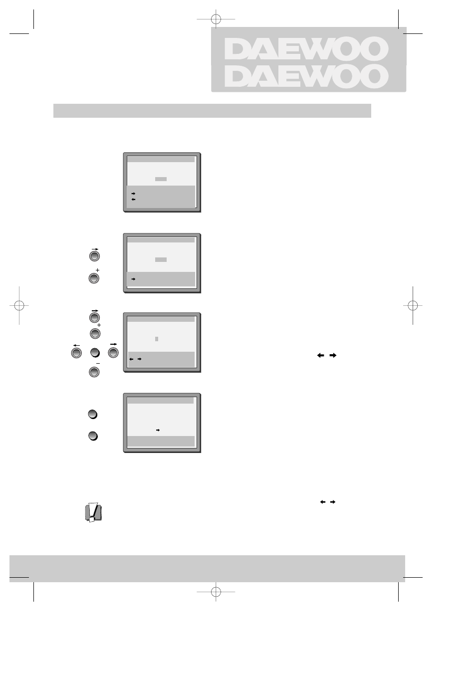 New stations, Station names, Store and exit | Daewoo K480 User Manual | Page 18 / 25