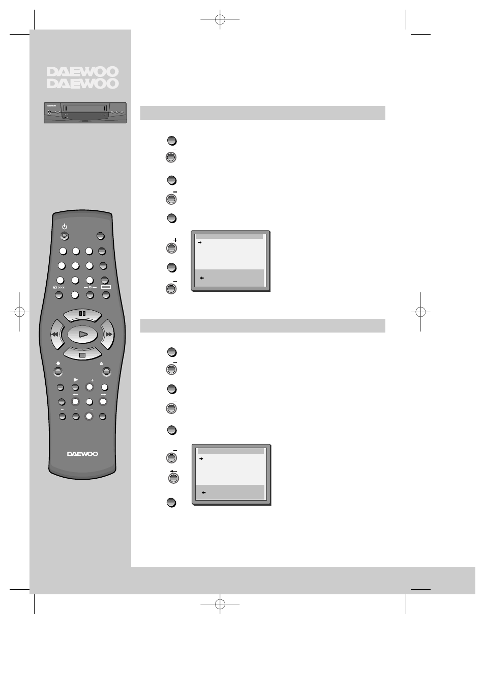 New stations | Daewoo K480 User Manual | Page 19 / 25