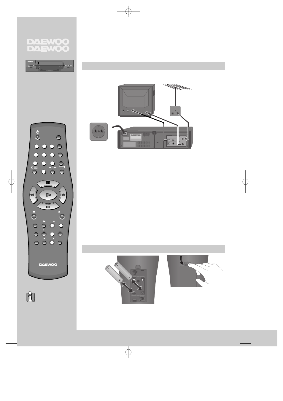 Installation | Daewoo K480 User Manual | Page 7 / 25