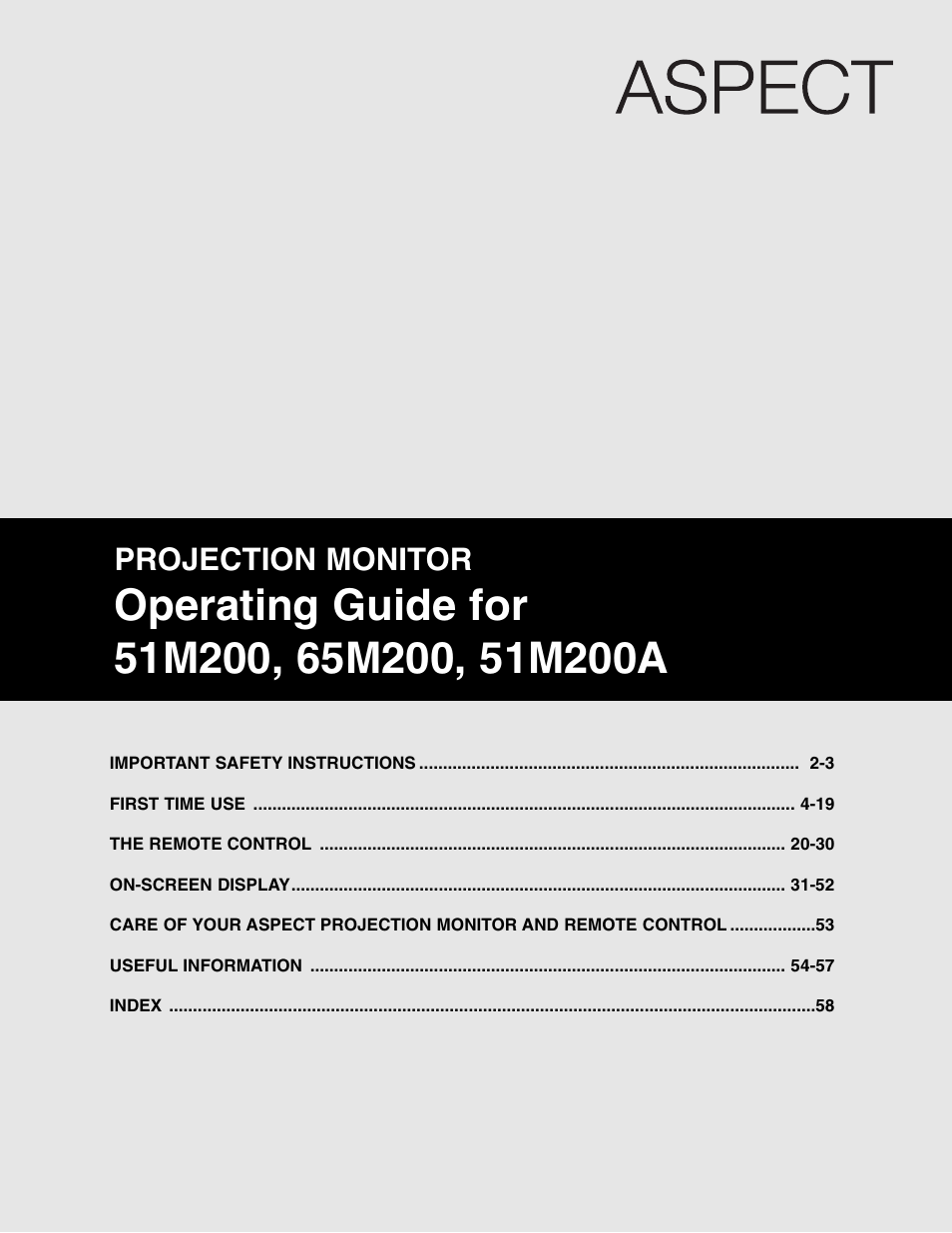 Daewoo 51M200A User Manual | 64 pages