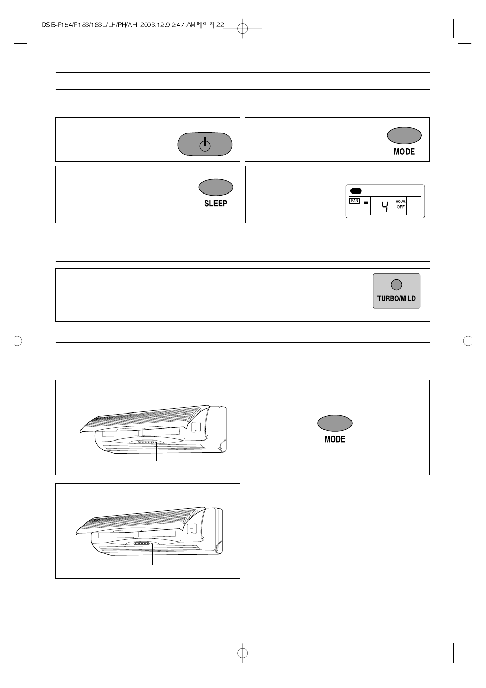 Emergency operation | Daewoo DSB-F154LH User Manual | Page 13 / 18