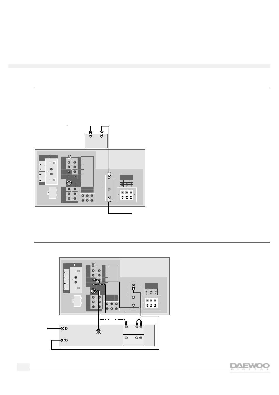 Hdtv, H d t v, Indoor/outdoor antenna and cable tv | Vcr without a cable box | Daewoo DSC30W60N User Manual | Page 12 / 51