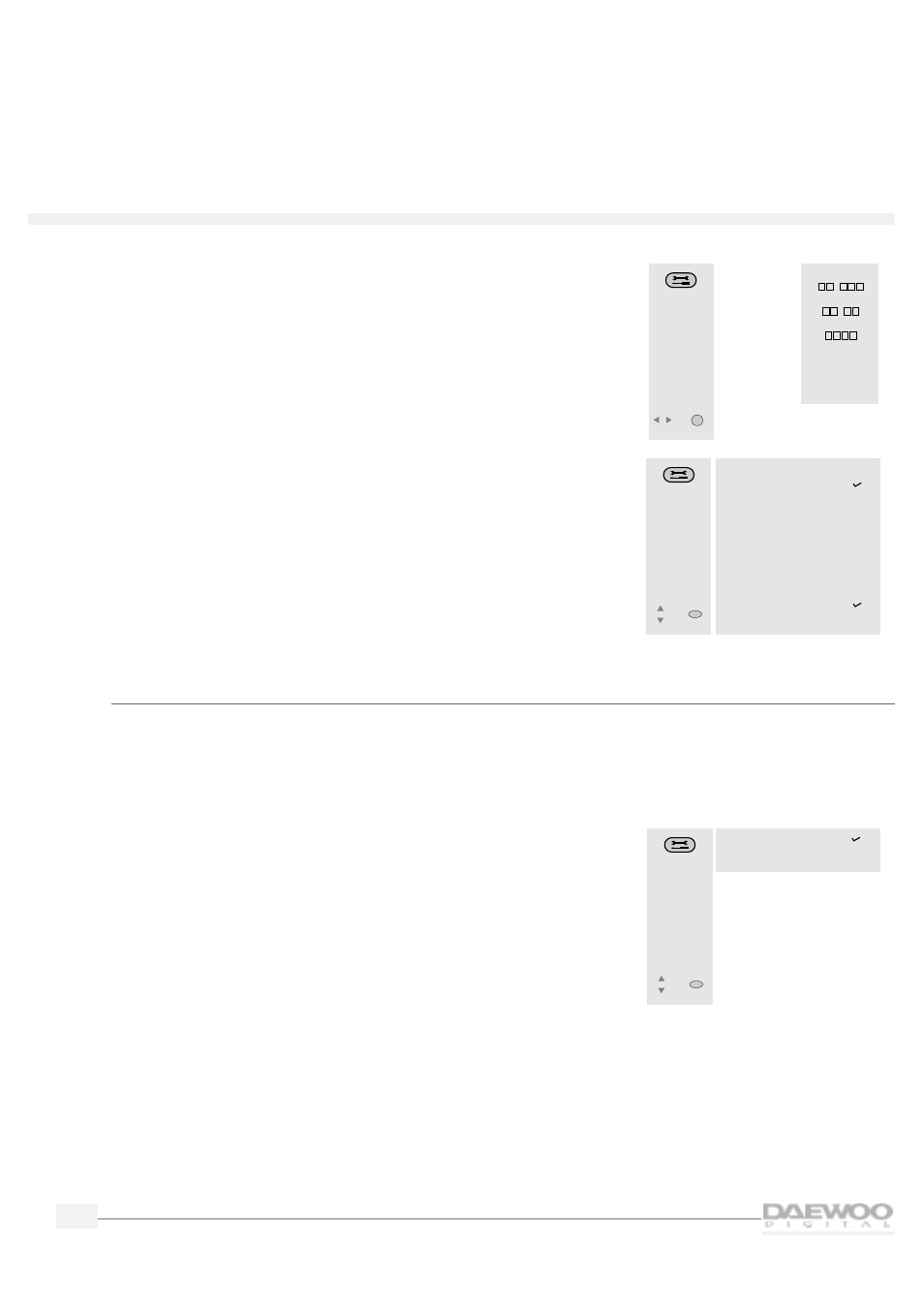 Hdtv, H d t v, Press the prev button to return to the setup menu | Daewoo DSC30W60N User Manual | Page 18 / 51