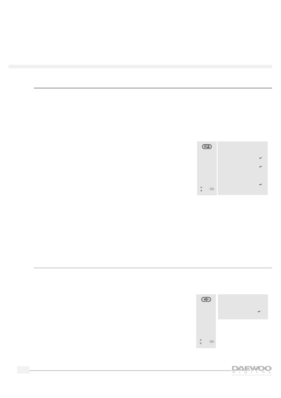 Hdtv, H d t v, Setting up digital audio | Selecting surround sound | Daewoo DSC30W60N User Manual | Page 26 / 51