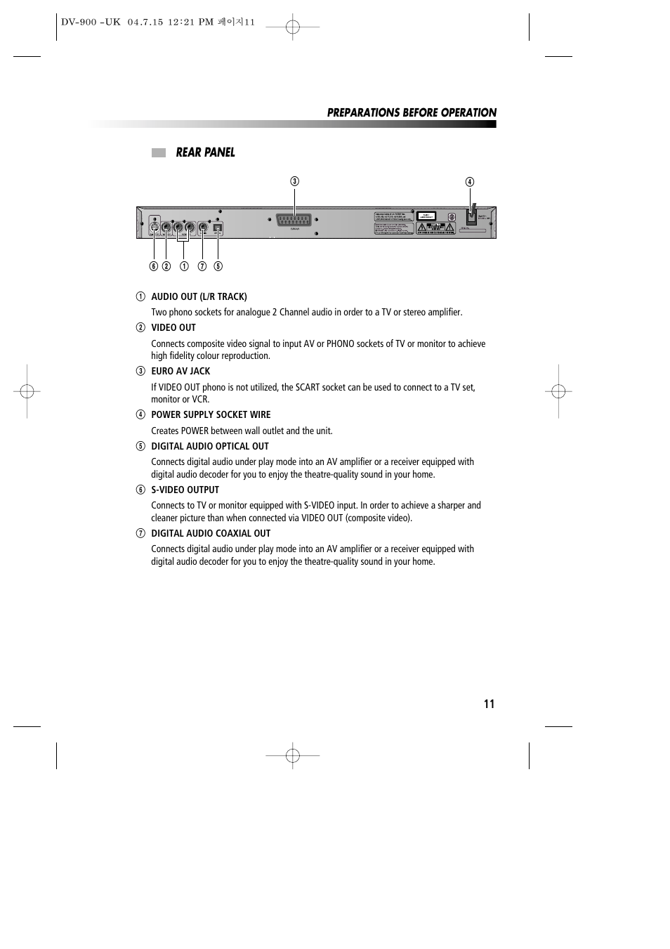 Daewoo DV-900 User Manual | Page 12 / 43