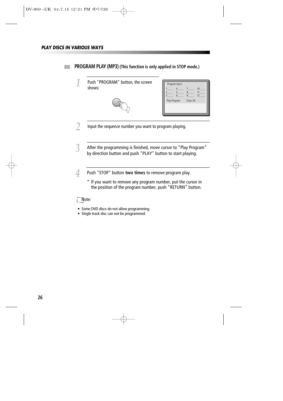 Daewoo DV-900 User Manual | Page 27 / 43