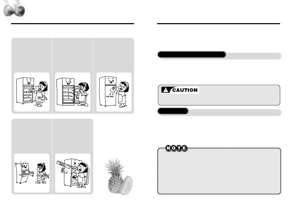 Cleaning, Cleaning your refrigerato r, D e f rosting the refrigerato r | Daewoo FR-331 User Manual | Page 5 / 7