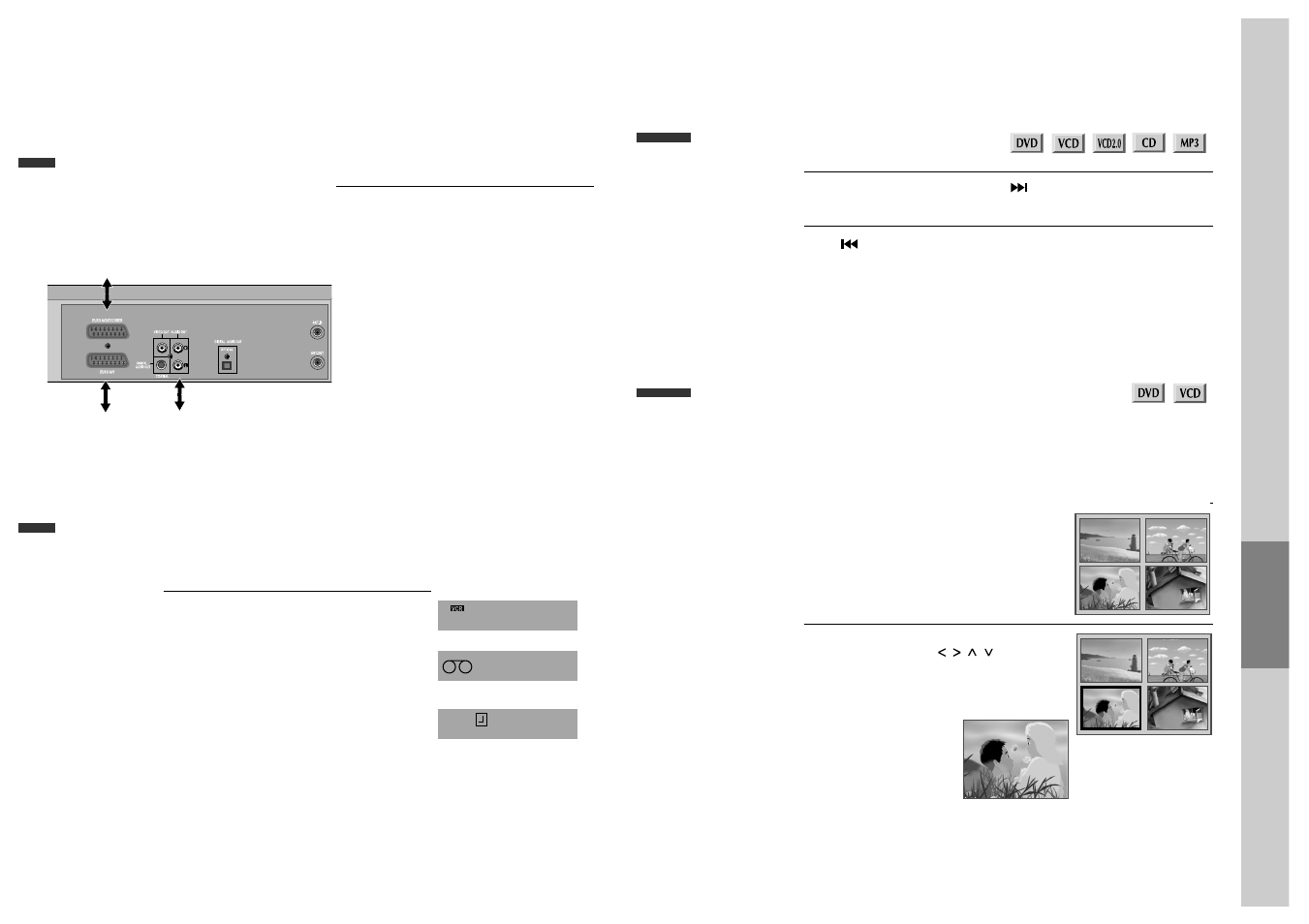 Playing a desired scene | Daewoo SD-8800P User Manual | Page 19 / 30