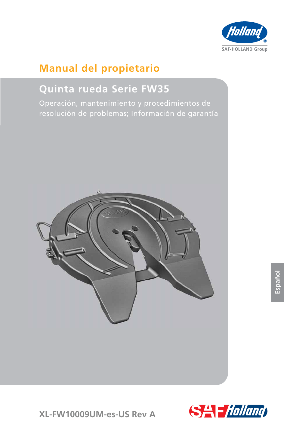 Manual del propietario quinta rueda serie fw35 | SAF-HOLLAND XL-FW10009UM FW35 Series Fifth Wheel User Manual | Page 25 / 76