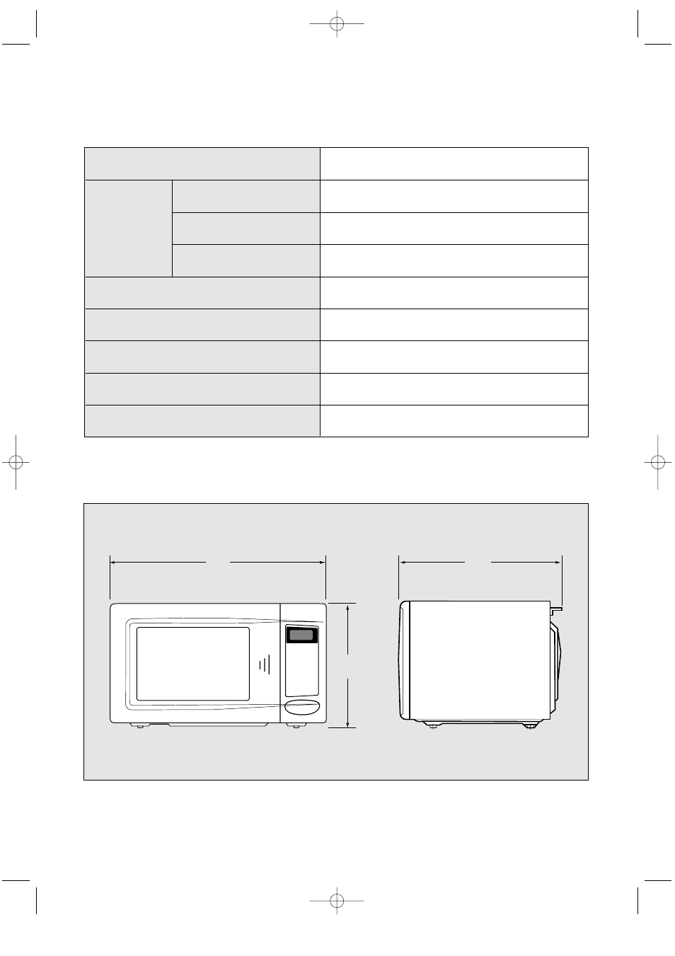 Specifications | Daewoo EW6F6W User Manual | Page 6 / 30