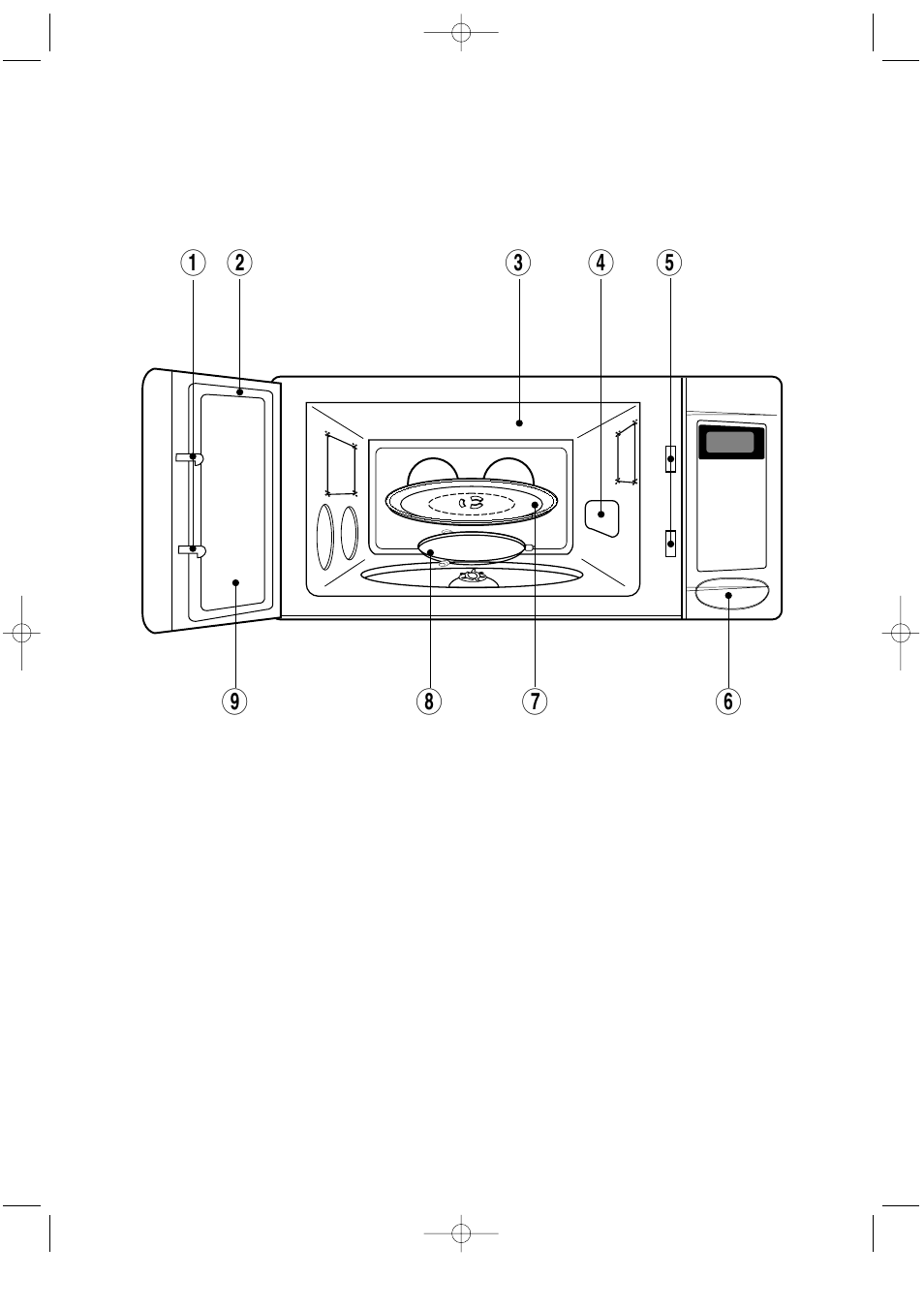 Features diagram | Daewoo EW6F6W User Manual | Page 7 / 30