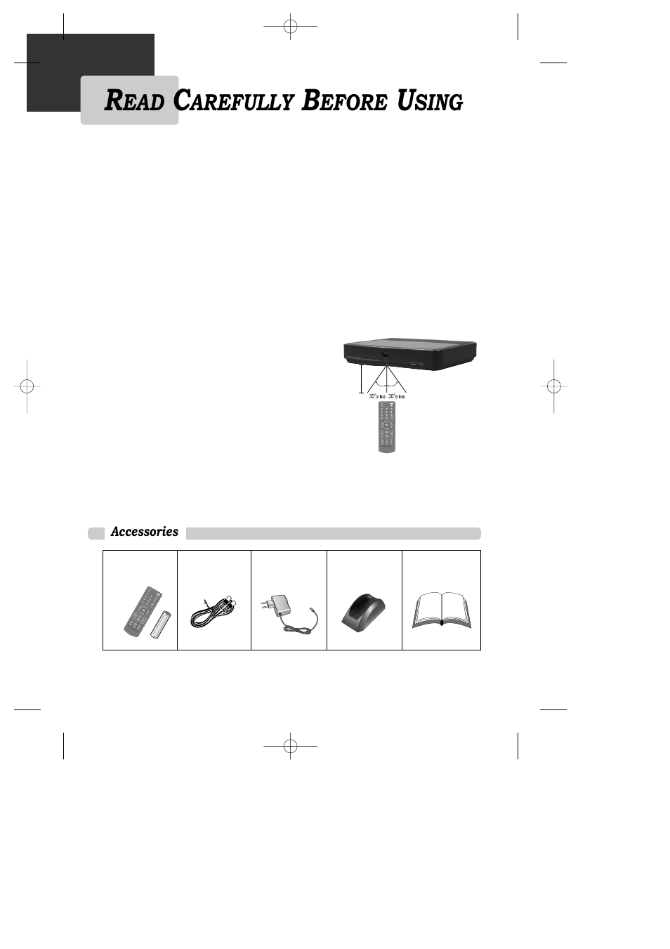 Arefully, Efore, Sing | Accessories | Daewoo DAC-100 User Manual | Page 5 / 36