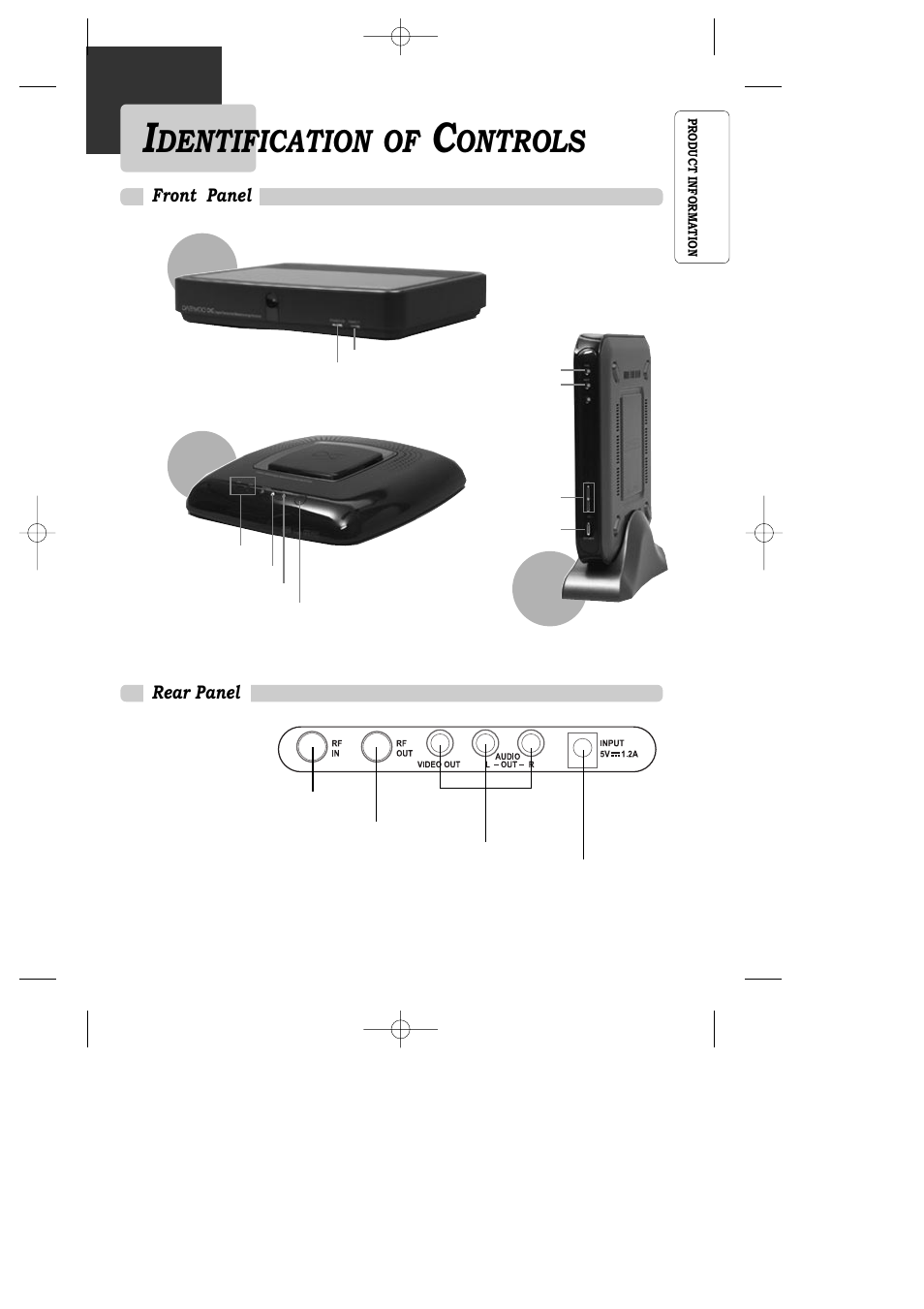 Dentification of, Ontrols | Daewoo DAC-100 User Manual | Page 6 / 36