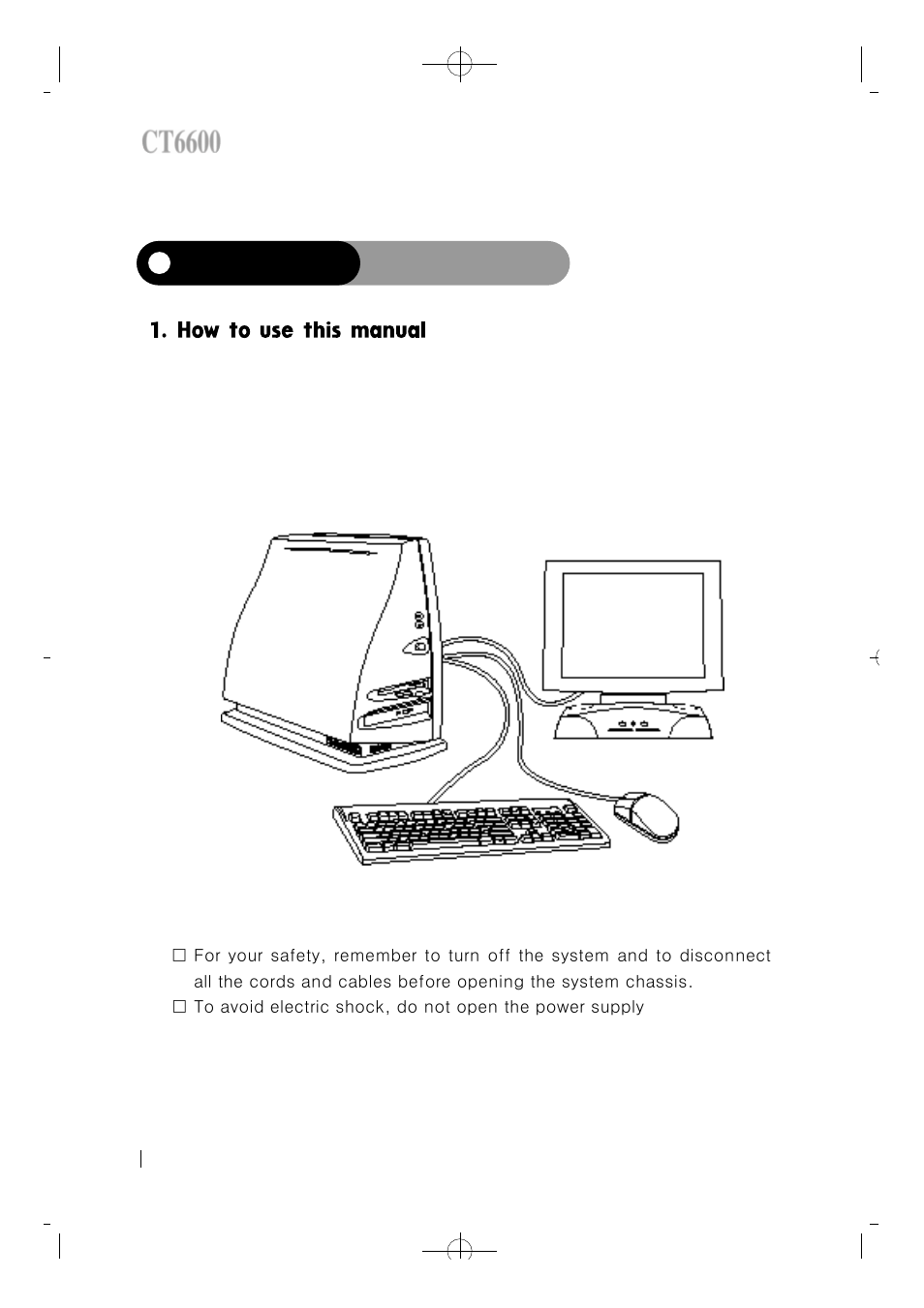 Starting | Daewoo CT6600 User Manual | Page 4 / 42
