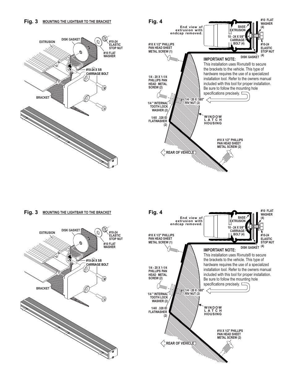 Fig. 3 fig. 4 | Whelen DBKT6 User Manual | Page 2 / 2