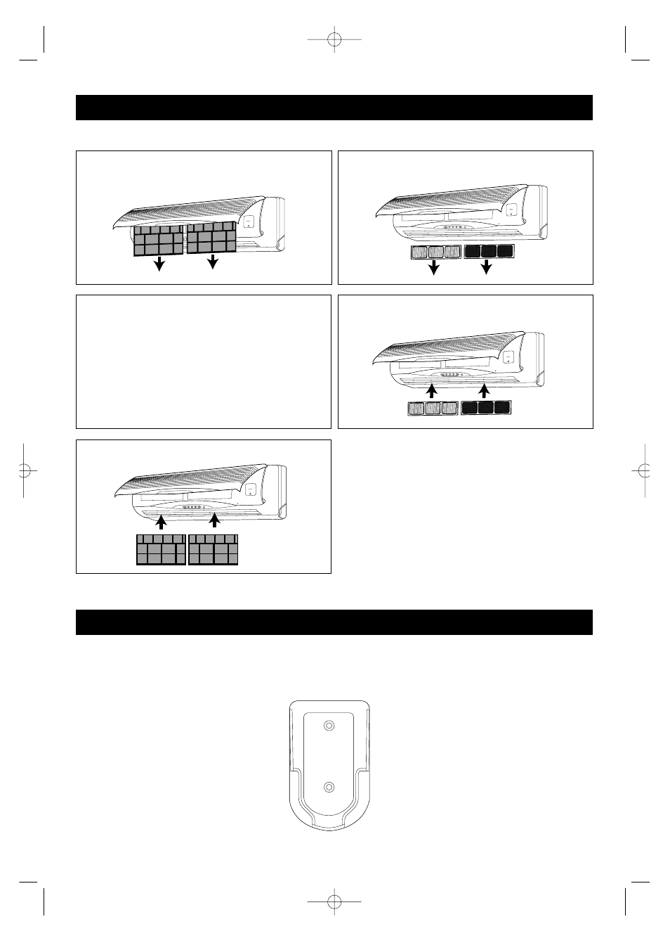 Changing/cleaning the air filters, Installing the remote bracket | Daewoo DSB-F183L User Manual | Page 14 / 18