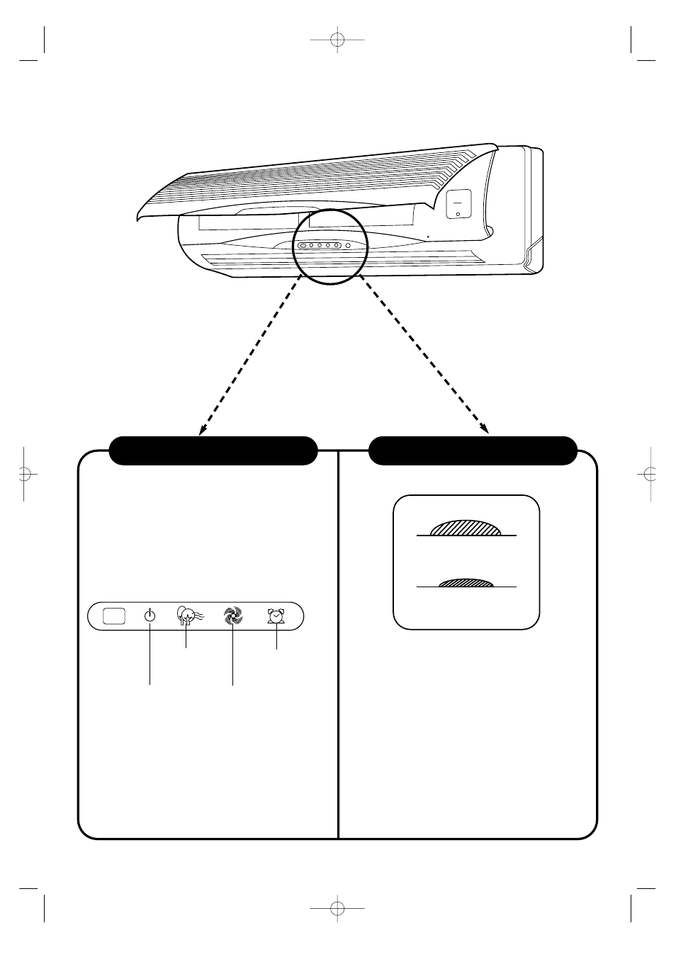 Indoor unit display switch panel | Daewoo DSB-F183L User Manual | Page 4 / 18