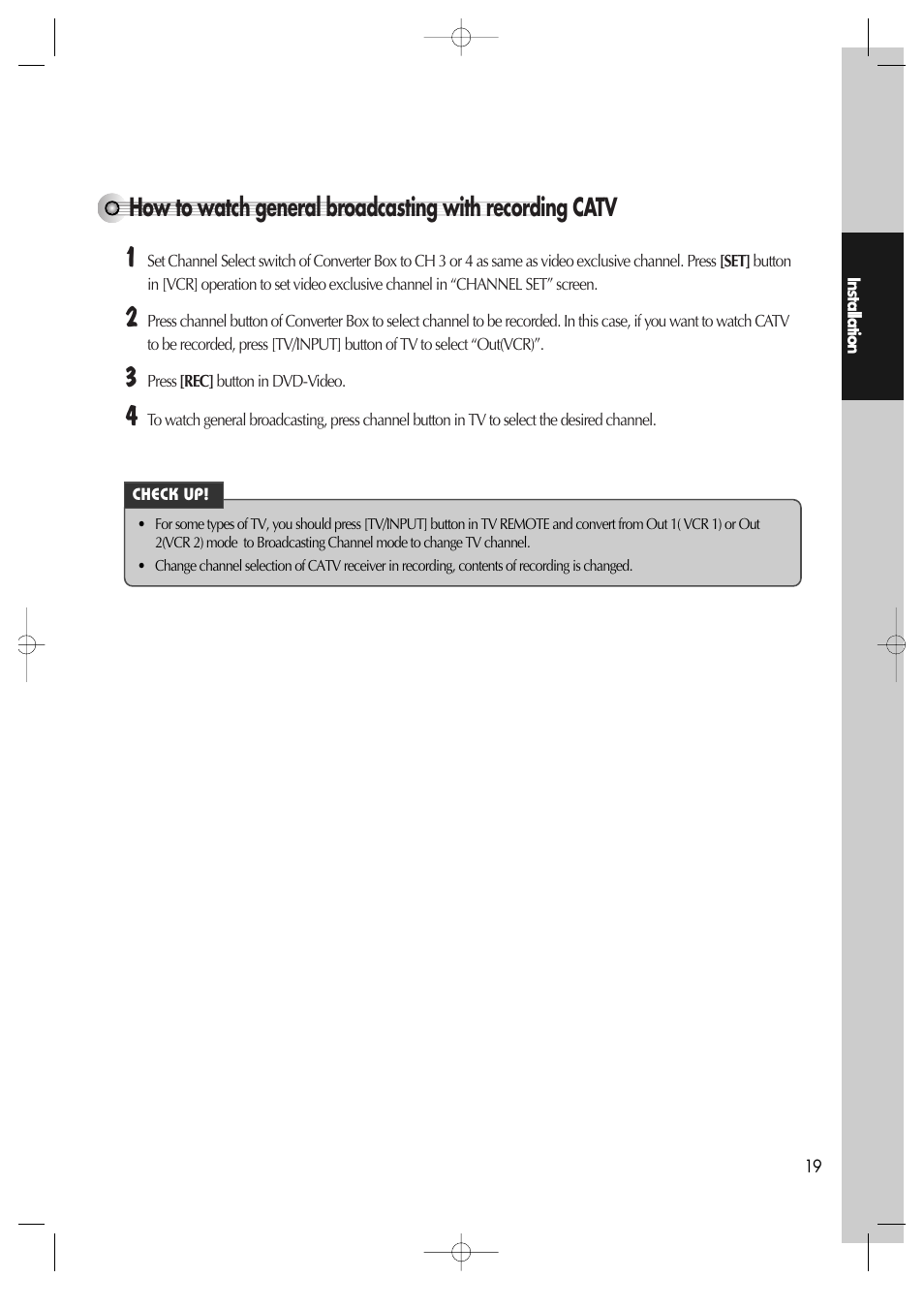Daewoo DV6T811N User Manual | Page 20 / 81