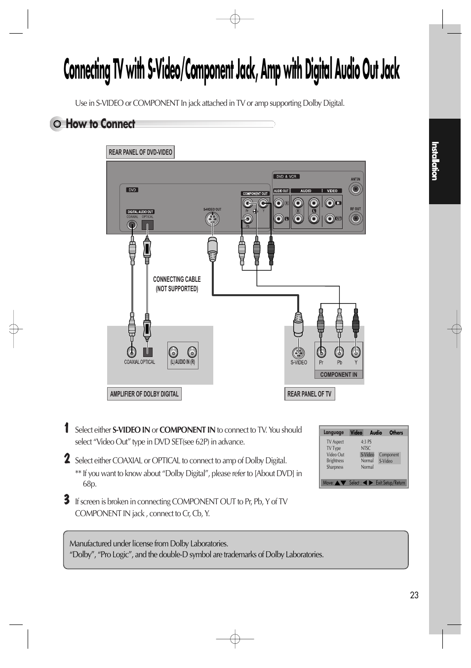 How to connect | Daewoo DV6T811N User Manual | Page 24 / 81