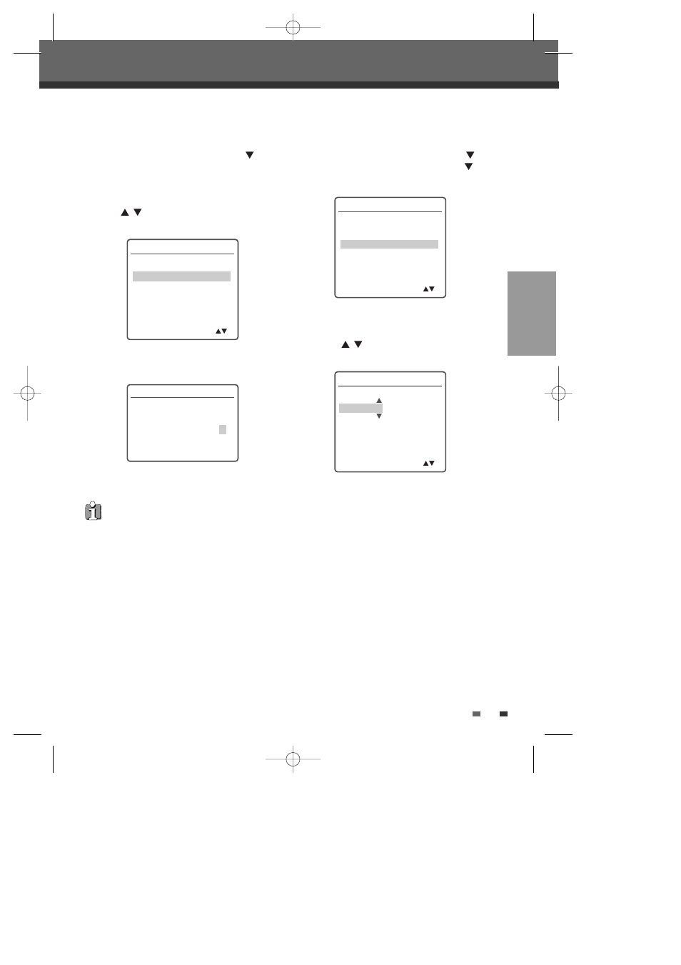 Parental country code 1, Change password 1 | Daewoo DHR-9105P User Manual | Page 28 / 64