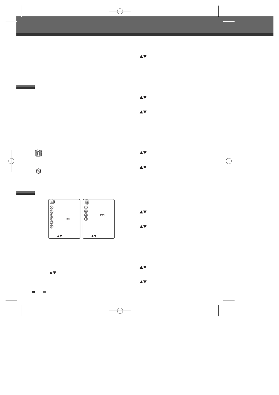 On-screen display overview, Displaying disc information, Disc information options for dvd, hdd | Chapter, Angle, Audio, Subtitle, Title | Daewoo DHR-9105P User Manual | Page 33 / 64