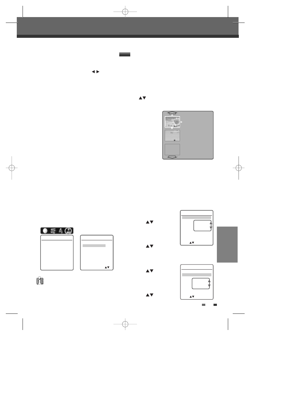 Advanced disc editing, Titles and chapters, Record option | Daewoo DHR-9105P User Manual | Page 58 / 64