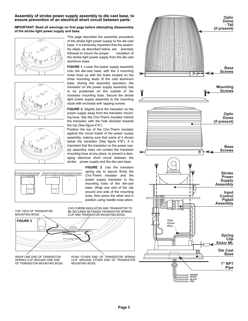 Whelen 800DHAP User Manual | Page 3 / 4