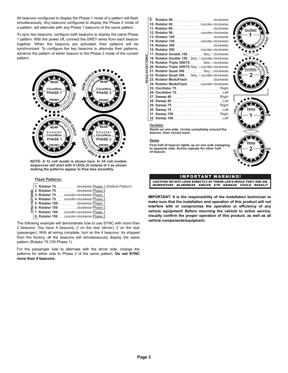 Whelen R416AF User Manual | Page 3 / 3