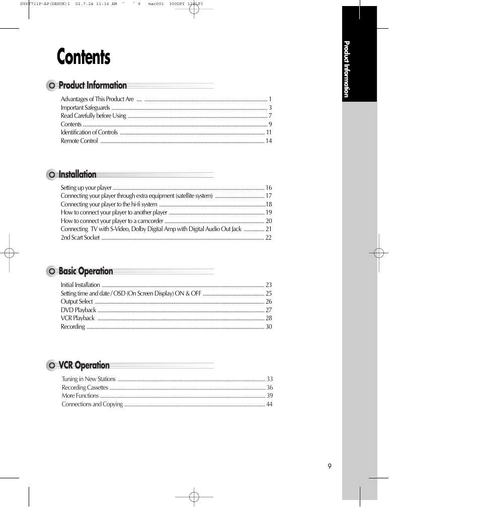 Daewoo SD-2100P User Manual | Page 10 / 78