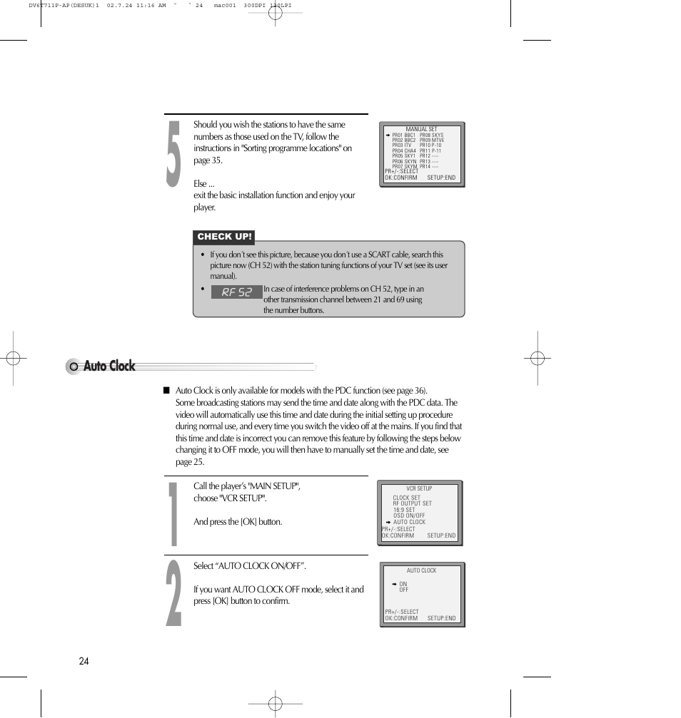 Daewoo SD-2100P User Manual | Page 25 / 78