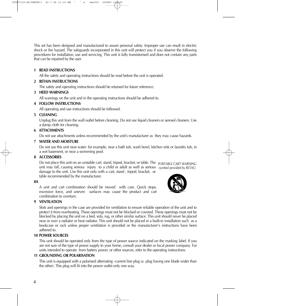 Daewoo SD-2100P User Manual | Page 5 / 78