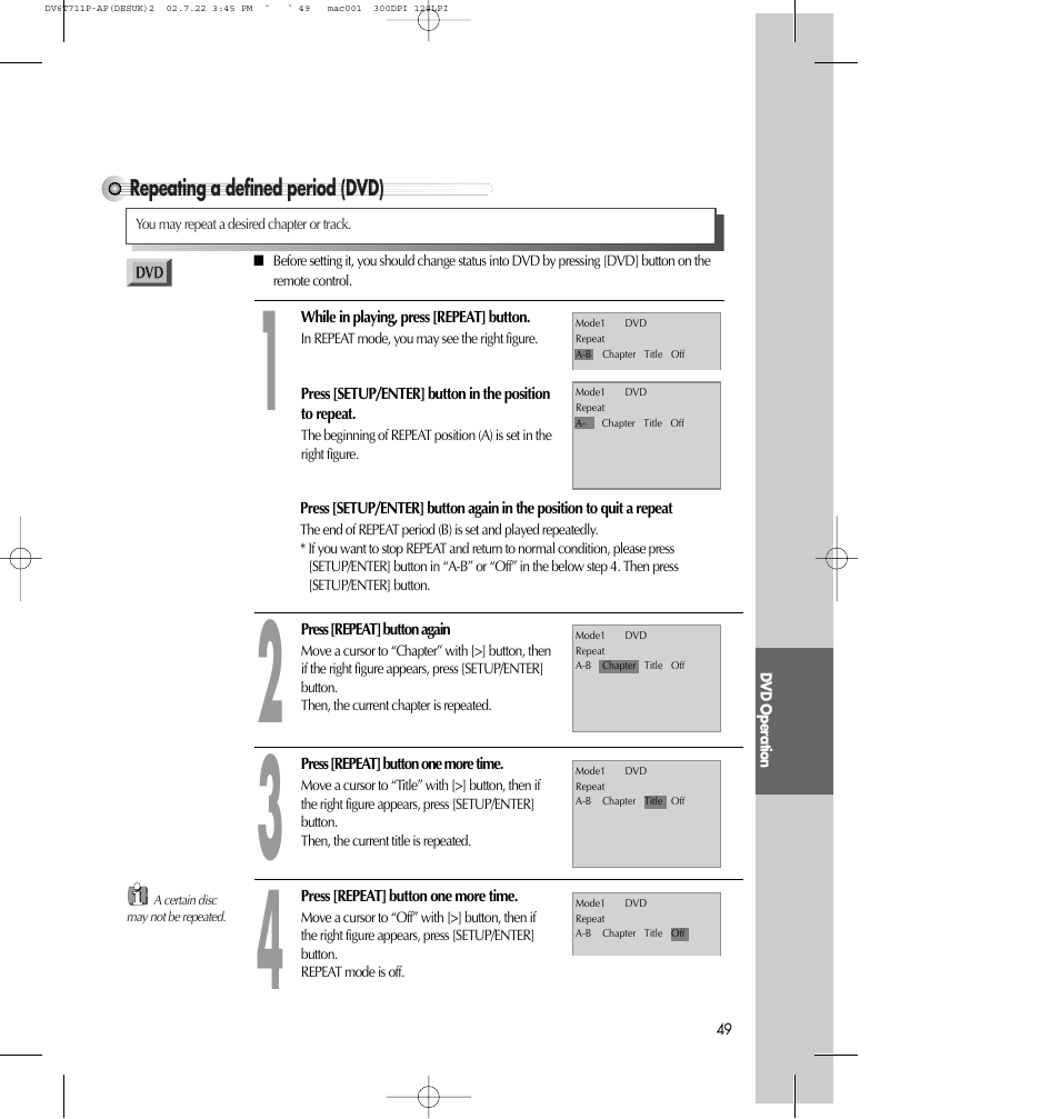 Daewoo SD-2100P User Manual | Page 50 / 78