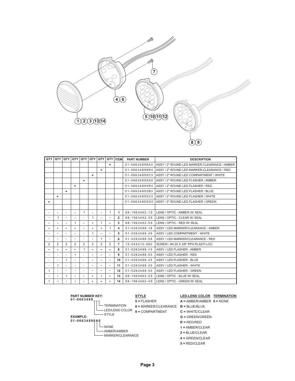 Whelen T0A00MAR User Manual | Page 3 / 3