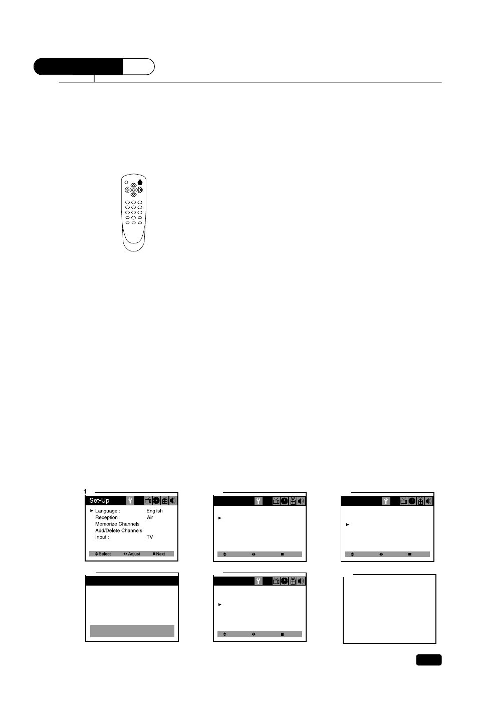 Operating your tv, Turning your tv on | Daewoo DTQ 27S3FC User Manual | Page 13 / 32