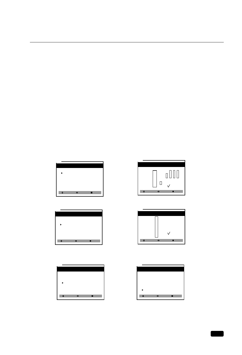 Description of parental control settings, Buttons to select, Buttons | Buttons to adjust, Wchv, Cvolb | Daewoo DTQ 27S3FC User Manual | Page 25 / 32