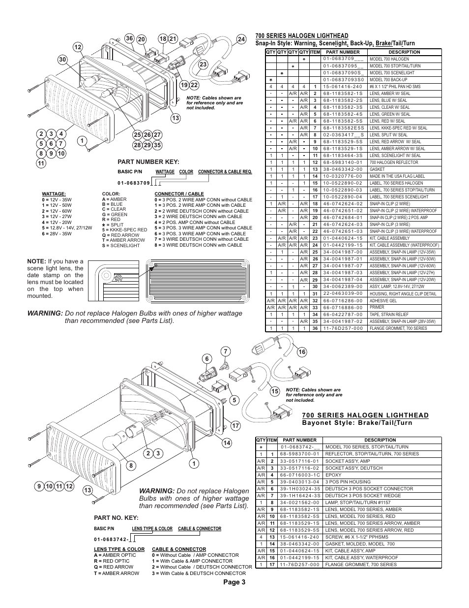 Whelen 70F000AR User Manual | Page 3 / 3