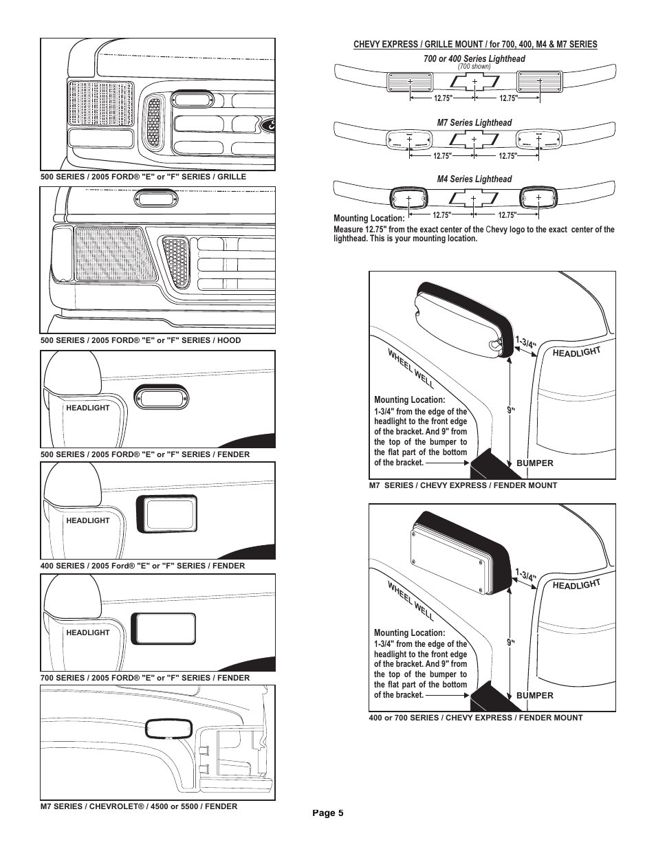 Whelen 7GCV6LRC User Manual | Page 5 / 6