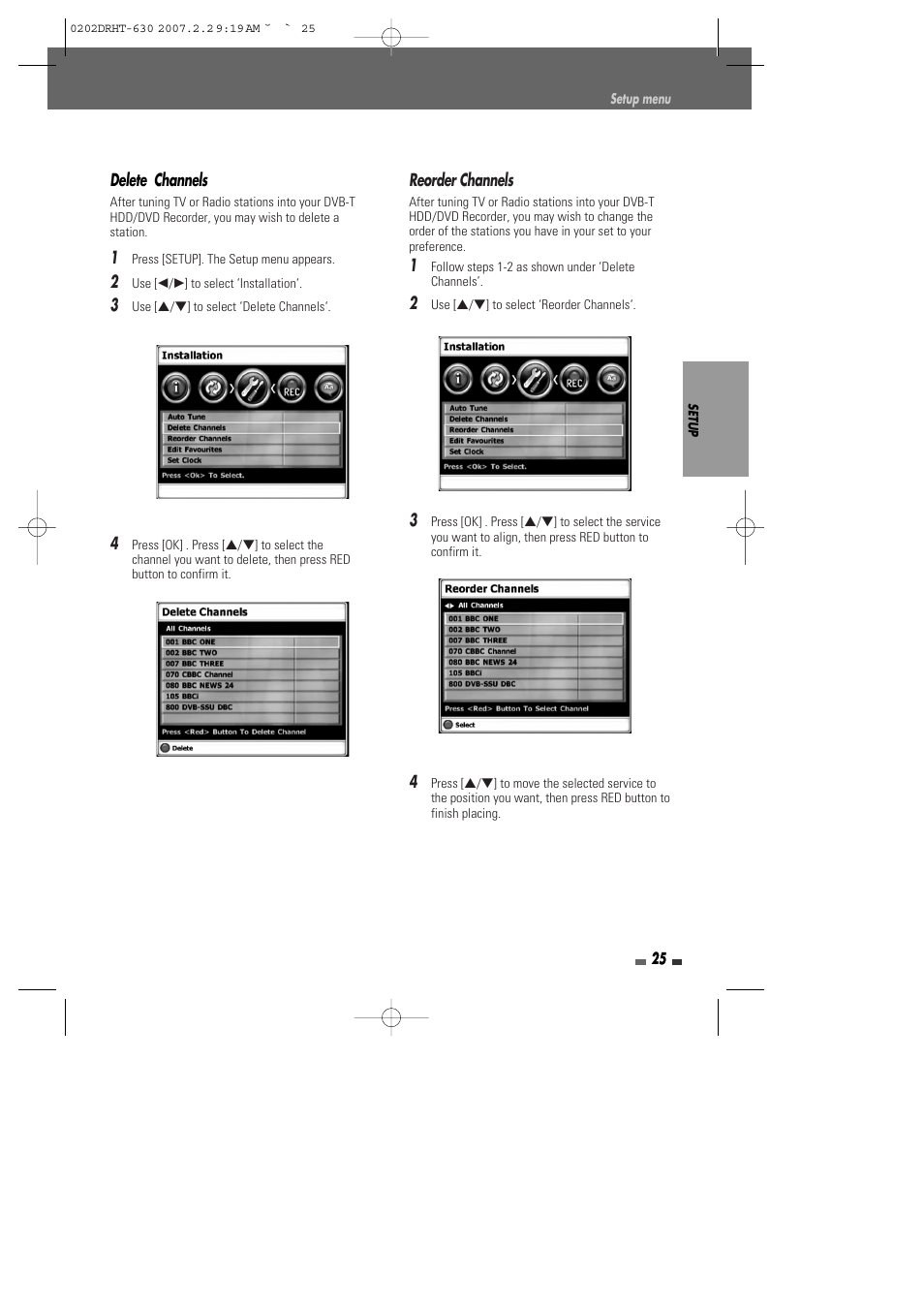 Daewoo DRHT-630 User Manual | Page 26 / 69