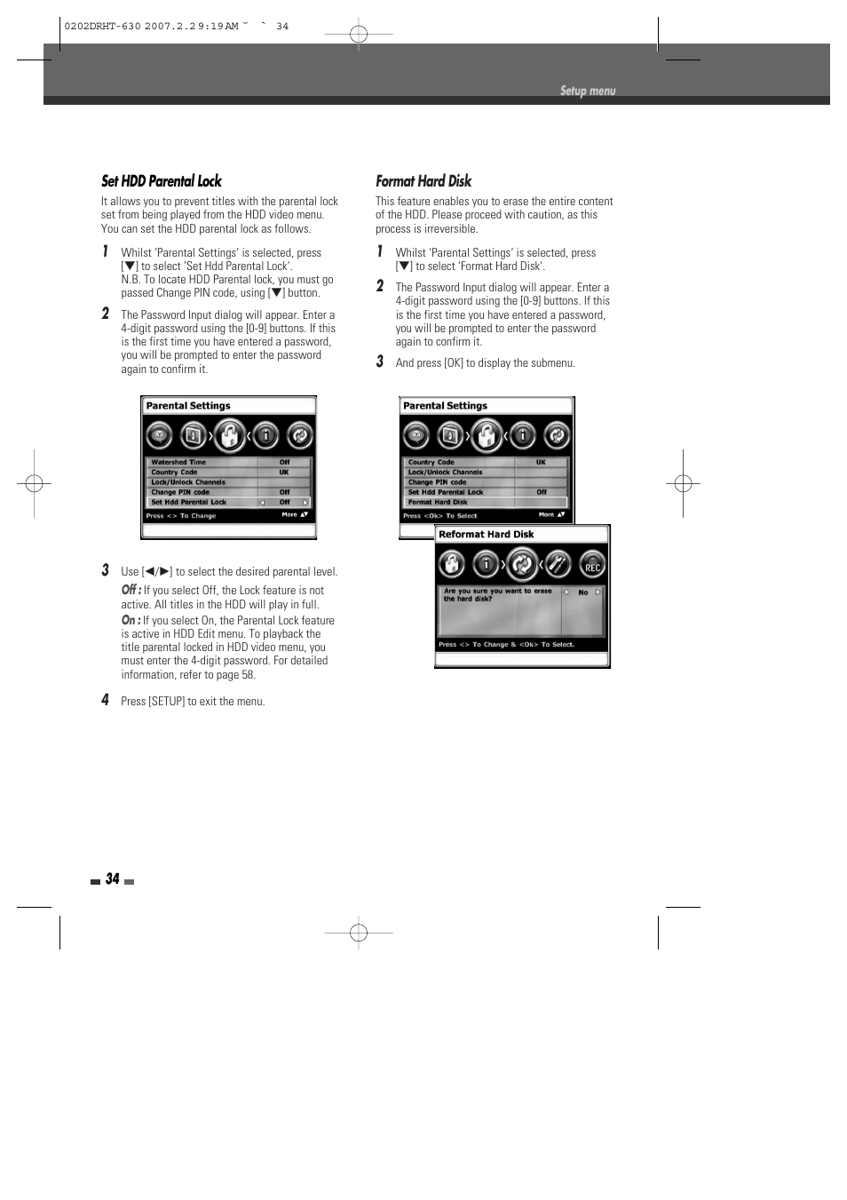 Daewoo DRHT-630 User Manual | Page 35 / 69