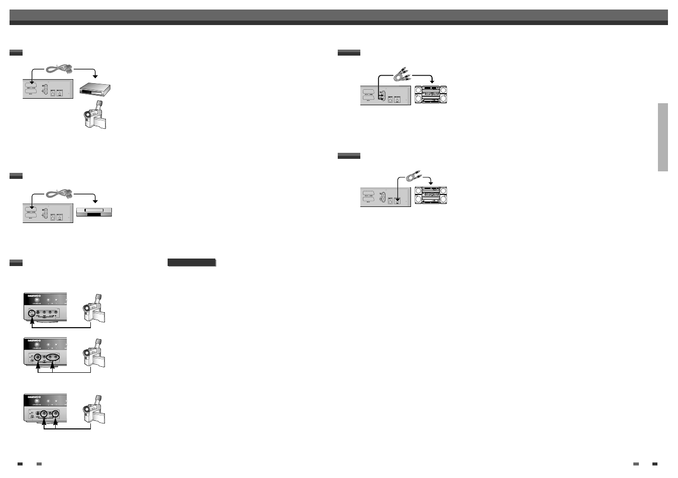 Connecting additional devices | Daewoo DQR-1000D User Manual | Page 9 / 33