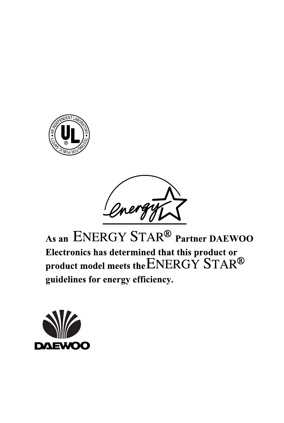 Daewoo electronics corporation of america | Daewoo DTQ 13P2FC User Manual | Page 26 / 26