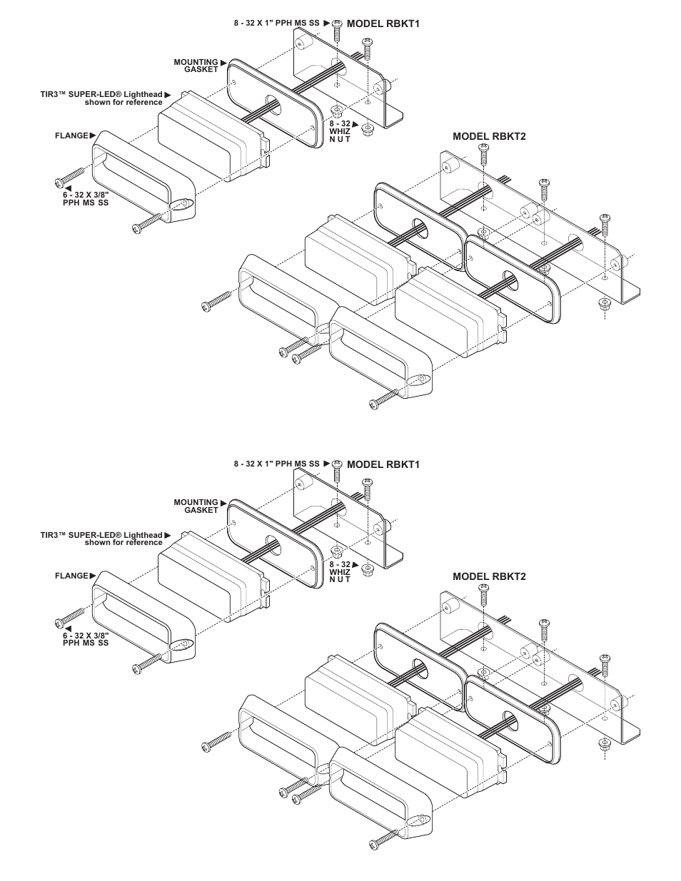 Whelen RBKT1 User Manual | Page 2 / 2