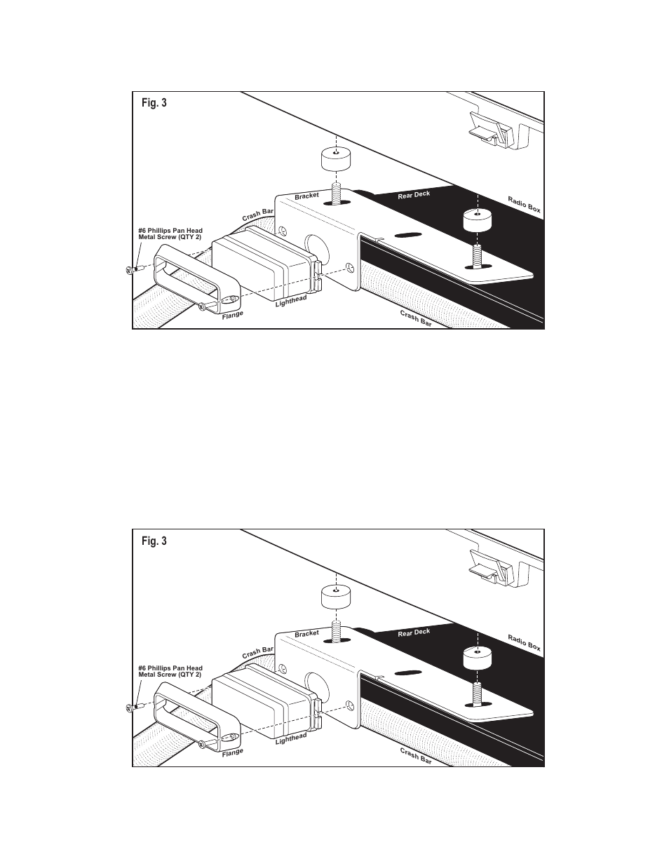 Fig. 3, Page 2 | Whelen RBKTHD4L User Manual | Page 2 / 2